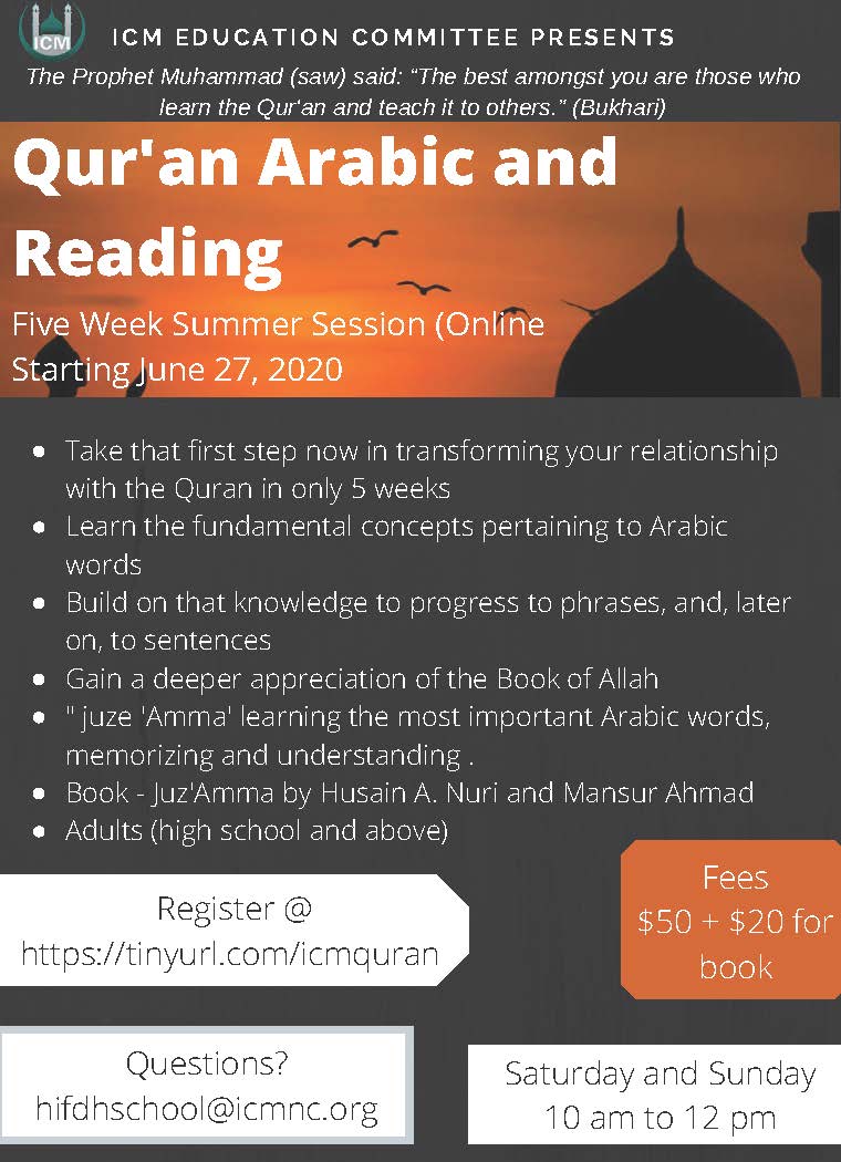 Icm Summer Education Programs Islamic Center Of Morrisville 4429
