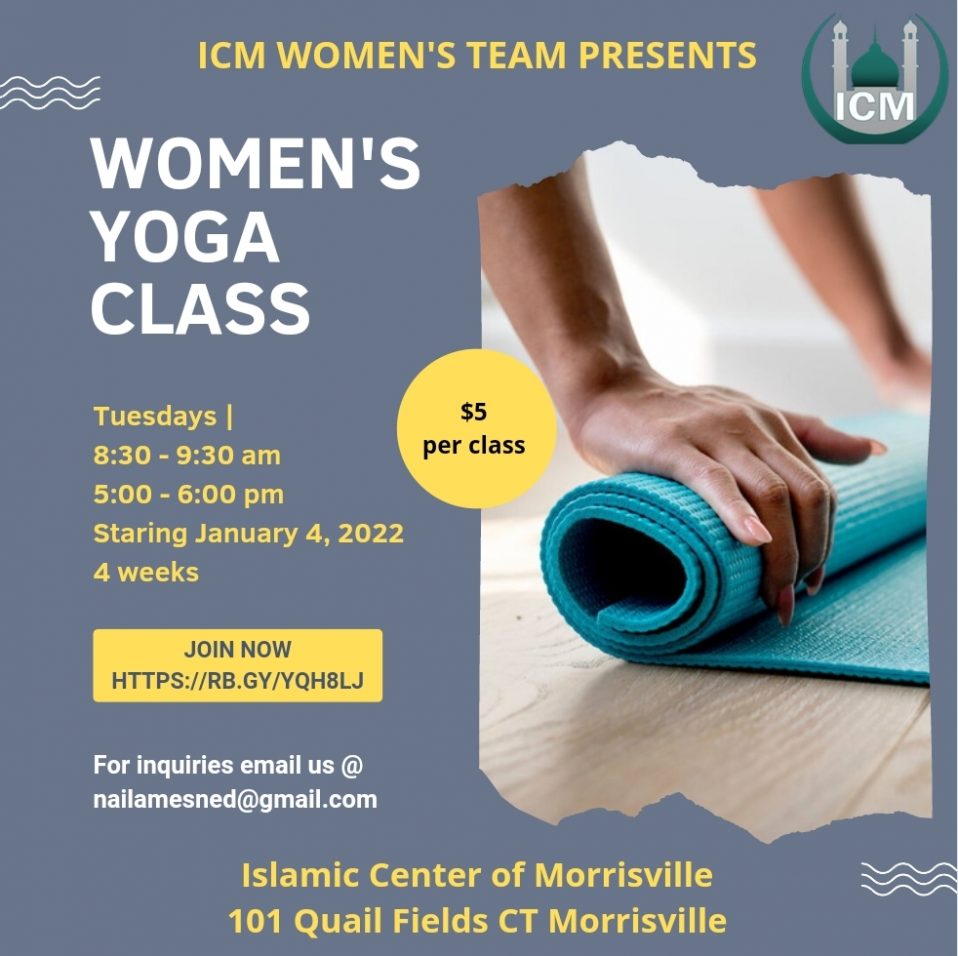 Ladies Yoga Class Islamic Center Of Morrisville 3341
